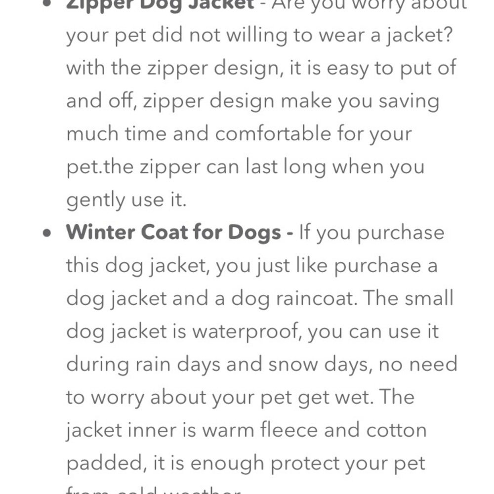 PawRoll dog puffer vest jacket, Large blue water resistant harness lined - Picture 12 of 13